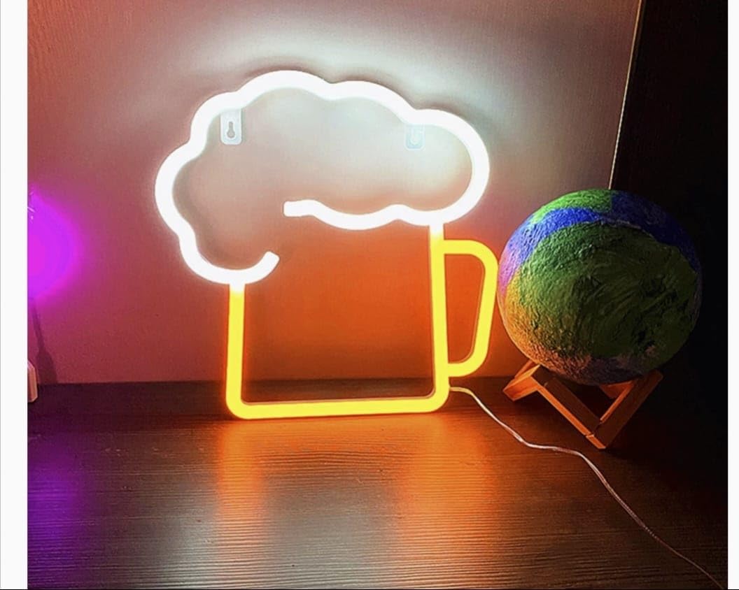 Neon LED Multicolor Sign Board - "Beer Sign" — view 8
