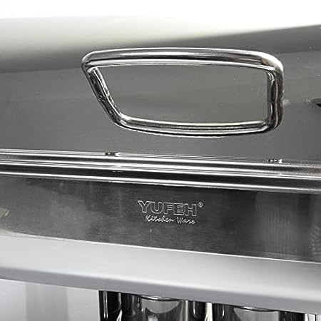 Chafing Dish Round 6L Silver with Gel Based Heating + Matt Top Finish + Hydraulic Soft Close (1 GN Pan of 65mm) — view 5