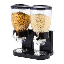 Plastic Black Cereal Dispenser - Double 3.5L + 3.5L — view 4