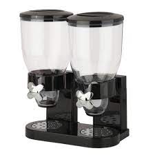 Plastic Black Cereal Dispenser - Double 3.5L + 3.5L — view 8