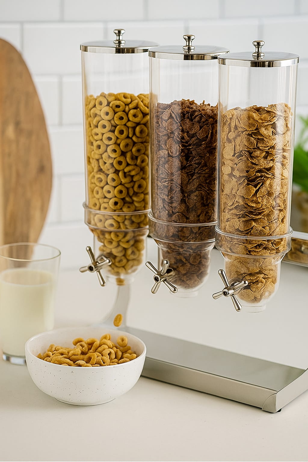 SS Cereal Dispenser - Tripple 4L + 4L + 4L — view 3