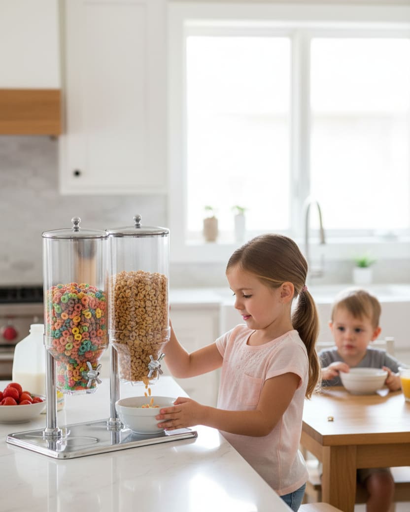 SS Cereal Dispenser - Double 9L + 9L — view 3