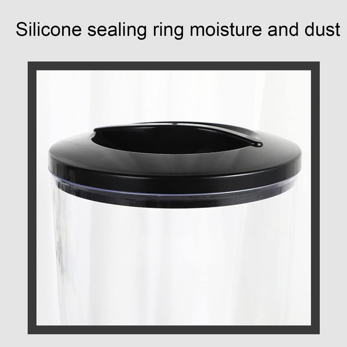 Spare for Plastic Black Cereal Dispenser 3.5L - Plastic Lid — view 3