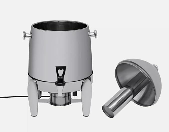 Full SS Tea/Coffee/Panipuri Urn Dispenser 12L- Hot Gel Based + Cold SS Ice Stick - Dome Shaped — view 4
