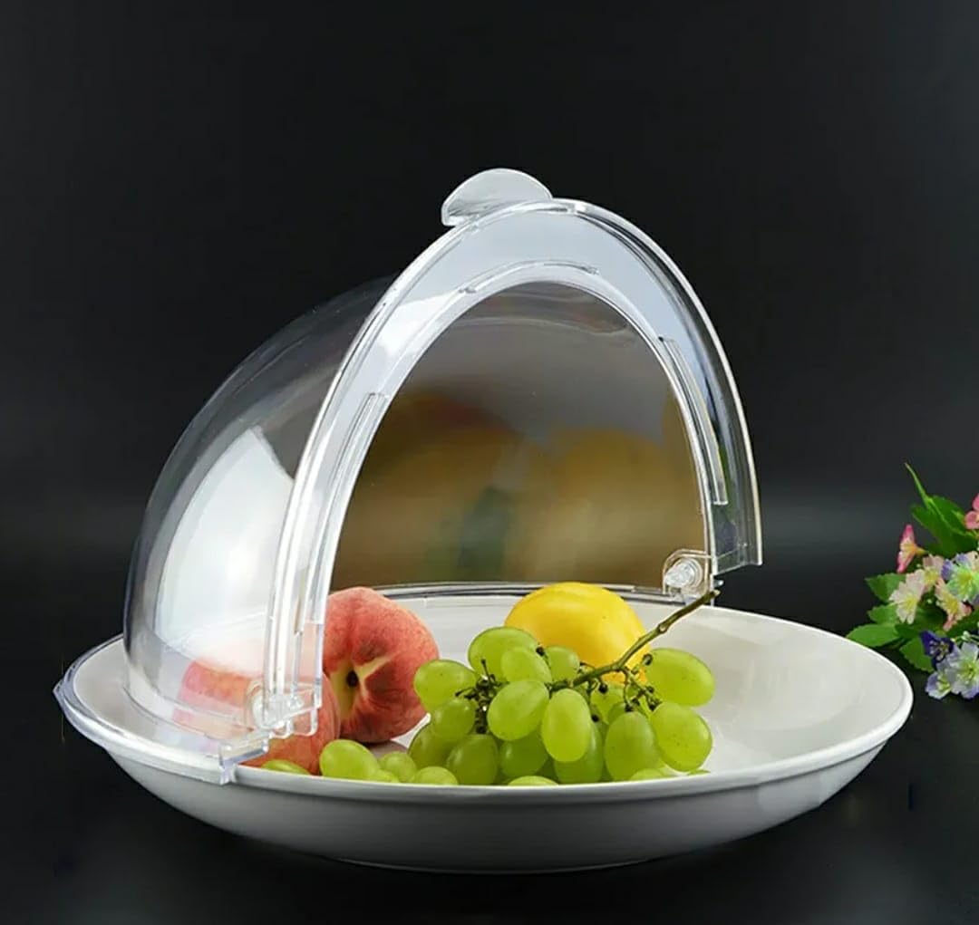 PC Transparent Round Roll Top Lid - 40cm — view 3