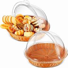 PC Transparent Round Roll Top Lid - 40cm — view 5