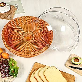 PC Transparent Round Roll Top Lid - 40cm — view 7
