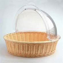 PC Transparent Round Roll Top Lid - 40cm — view 8