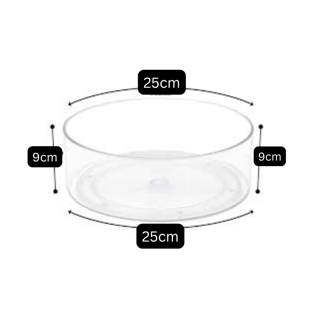 Spares for Wooden Bamboo Round Base - Acrylic Lid — view 2