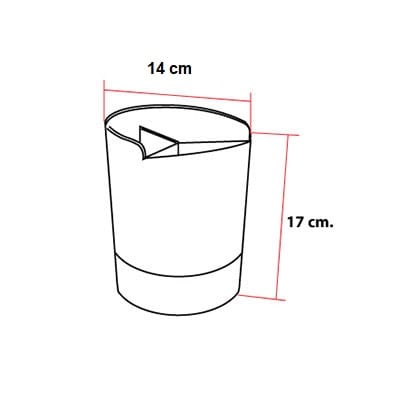 Plastic Straw + Cutlery Holder 3 Compartments with SS Base - Black — view 3