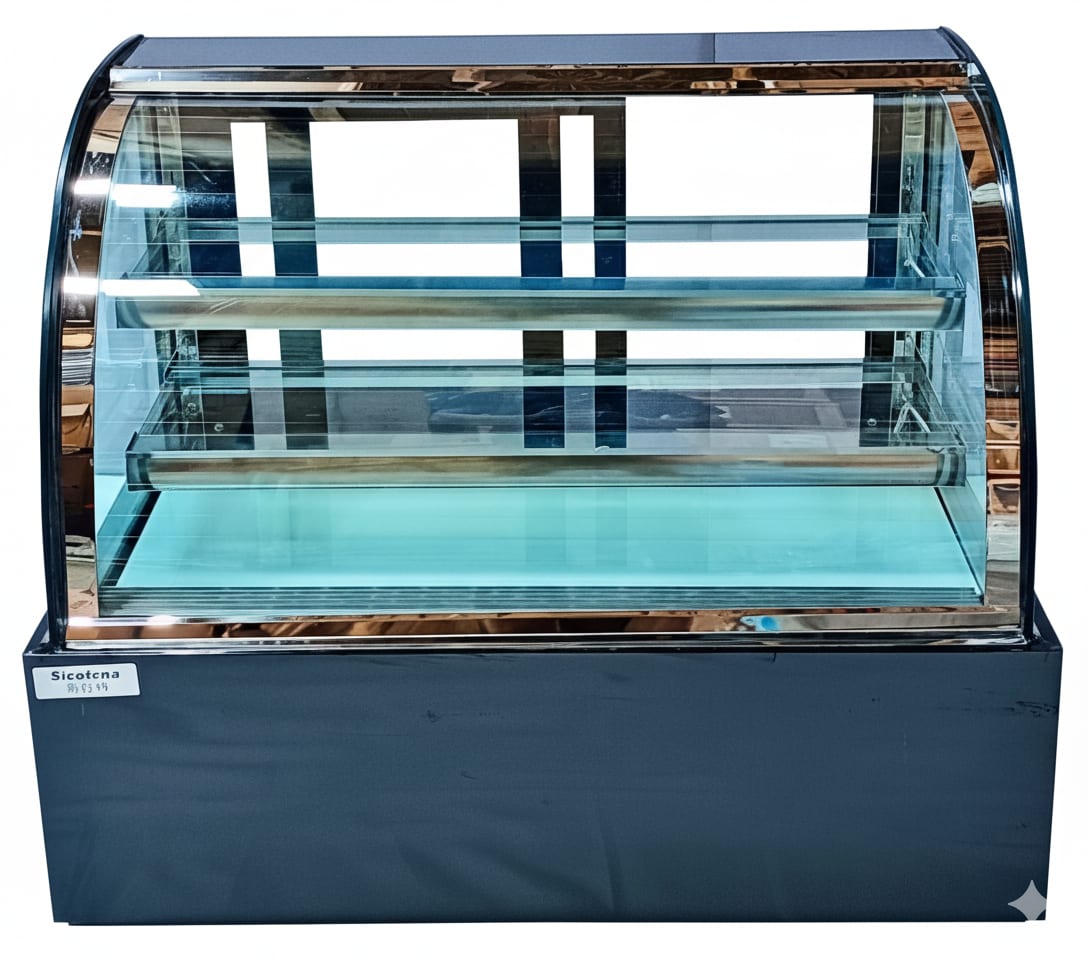Electric Cold Showcase Black Curved Model 90cm - Small — view 4