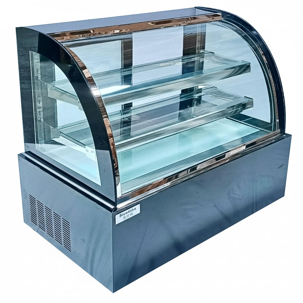 Electric Cold Showcase Black Curved Model 90cm - Small — view 5