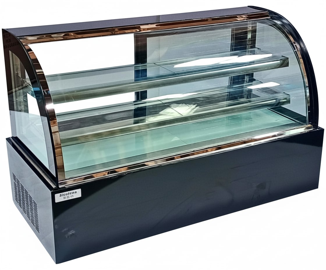 Electric Cold Showcase Black Curved Model 120cm - Big — view 4
