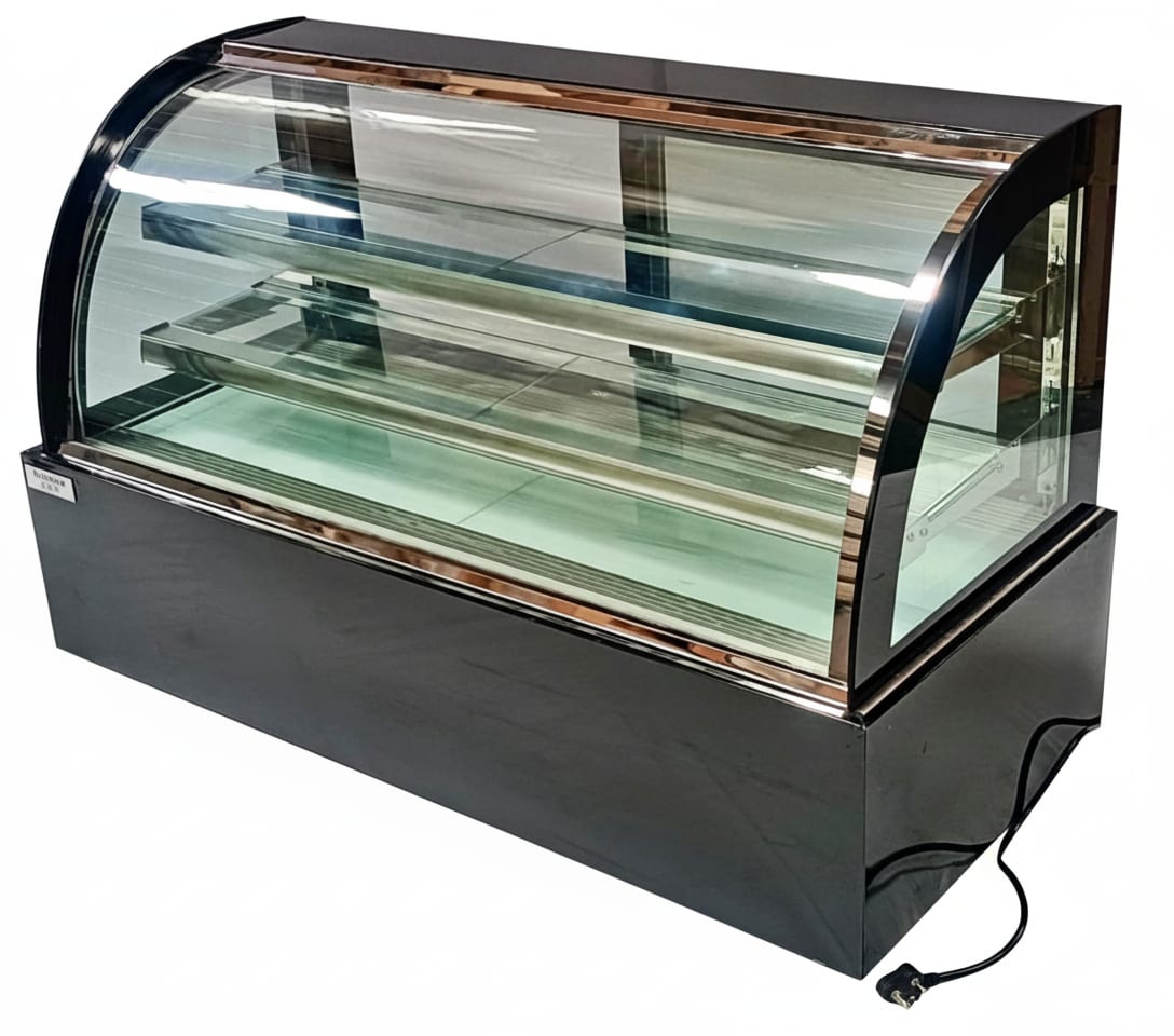 Electric Cold Showcase Black Curved Model 120cm - Big — view 6