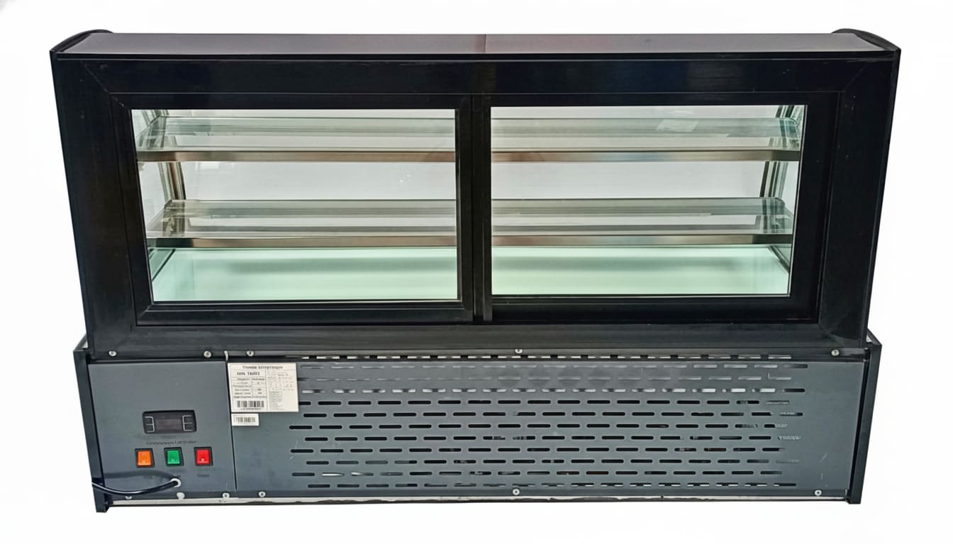 Electric Cold Showcase Black Curved Model 120cm - Big — view 7