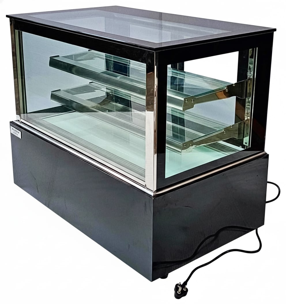 Electric Cold Showcase Black Straight Model 90cm - Small — view 4