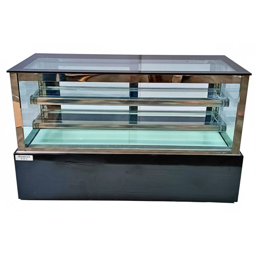 Electric Cold Showcase Black Straight Model 120cm - Big