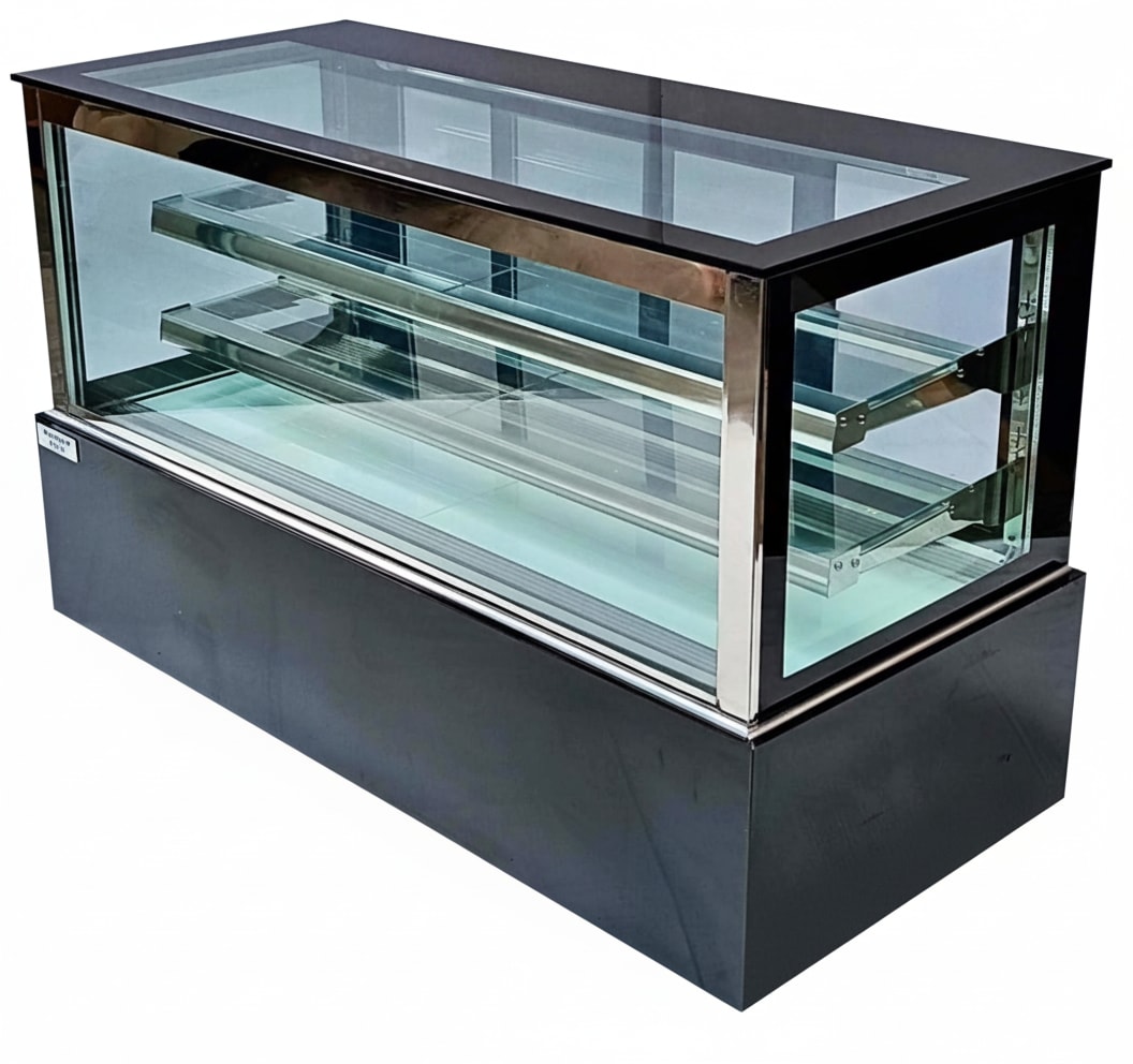 Electric Cold Showcase Black Straight Model 120cm - Big — view 4
