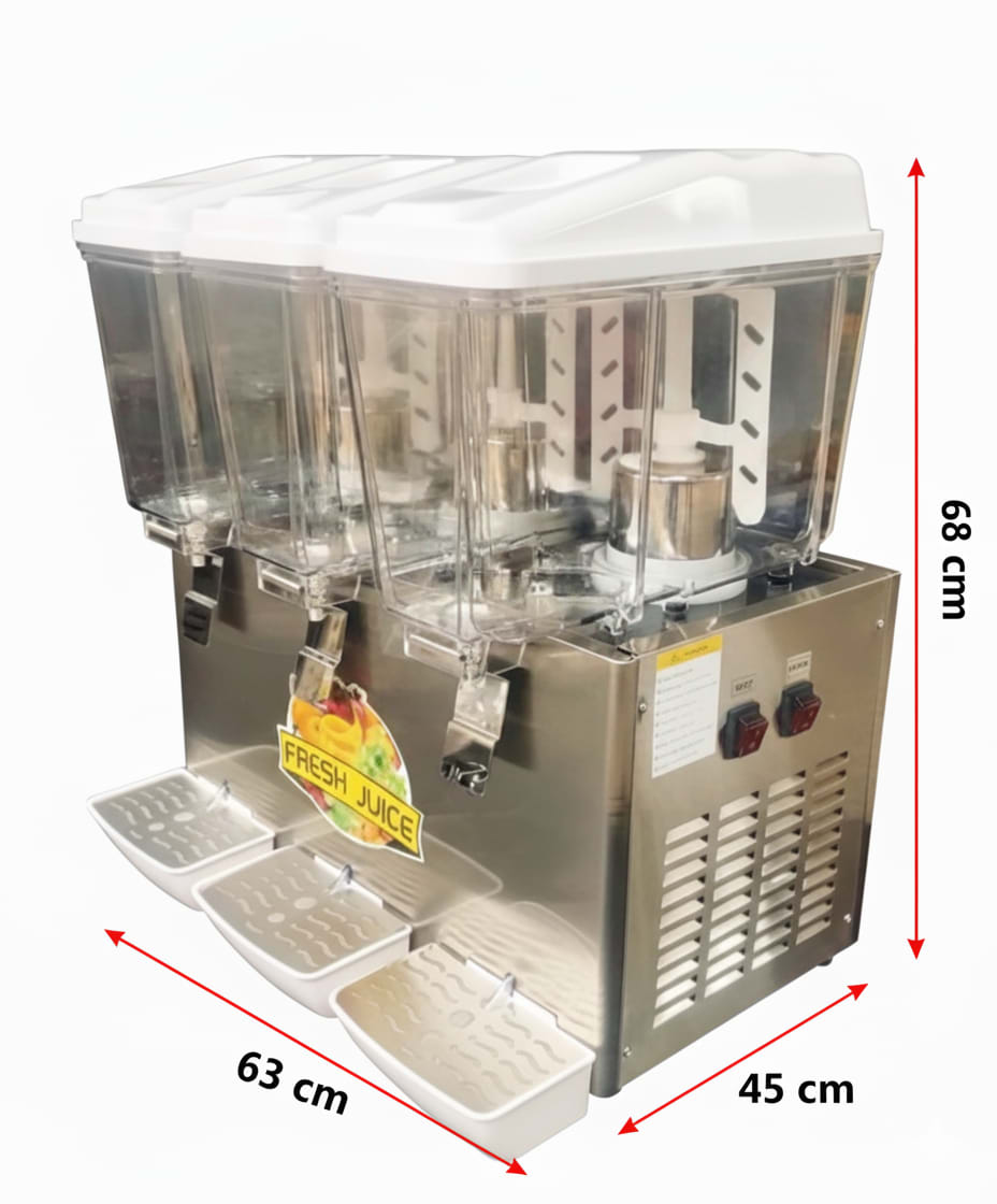 Electric Premium Cold Juice Dispenser - Triple 16L + 16L + 16L — view 2