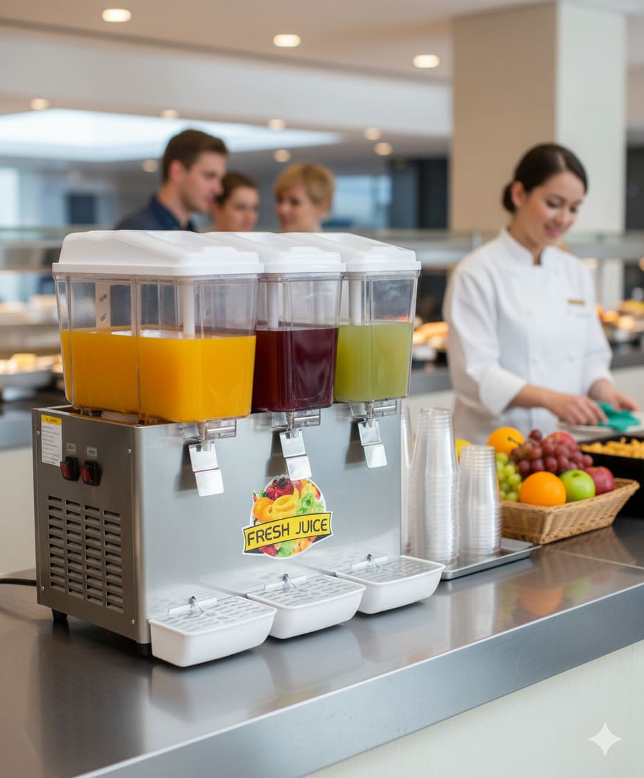 Electric Premium Cold Juice Dispenser - Triple 16L + 16L + 16L — view 3