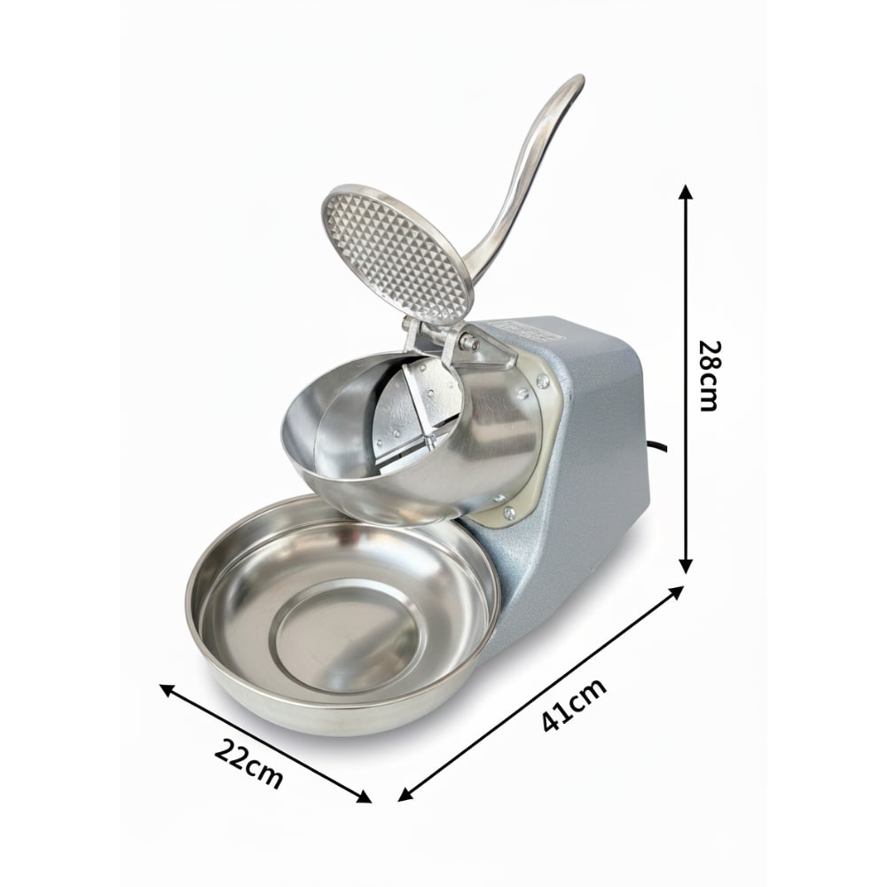 Electric Aluminium Body Four Blade Ice Crusher - Silver — view 2