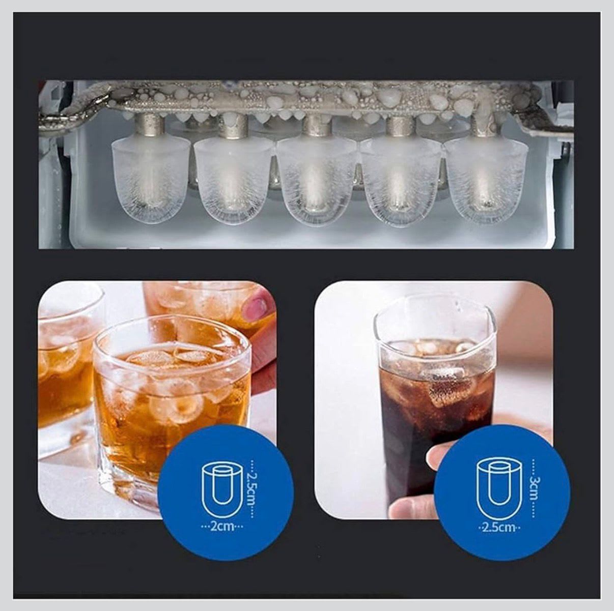 Electric MS Red Body Ice Cube Maker - 5kg/day — view 3