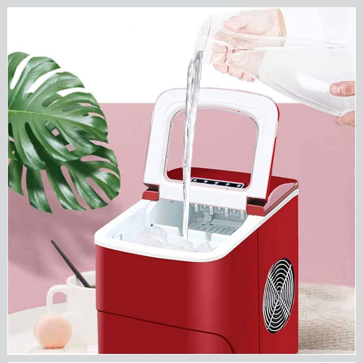 Electric MS Red Body Ice Cube Maker - 5kg/day — view 5
