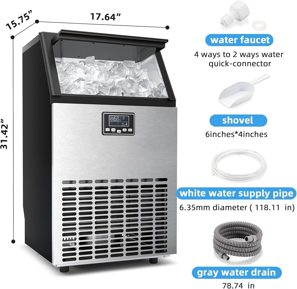 Electric Ice Cube Maker - 35kg/day — view 2