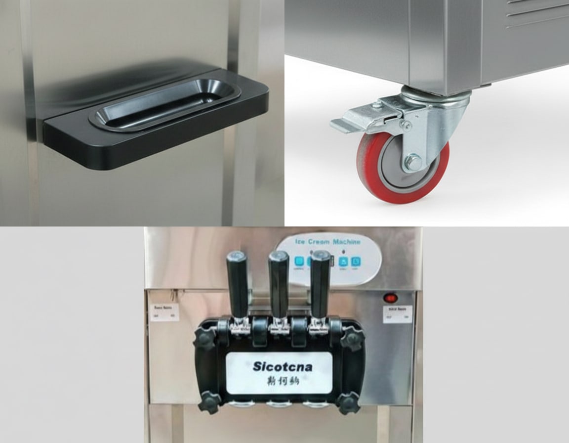 Electric SS Softy Machine - Single Compressor (3 Nozzles) — view 5