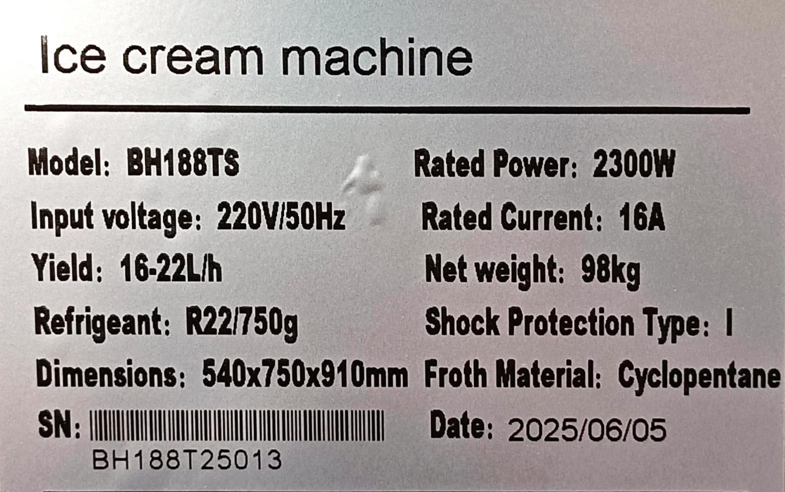 Electric SS Table Top Softy Machine - Double Compressor (3 Nozzles) — view 9