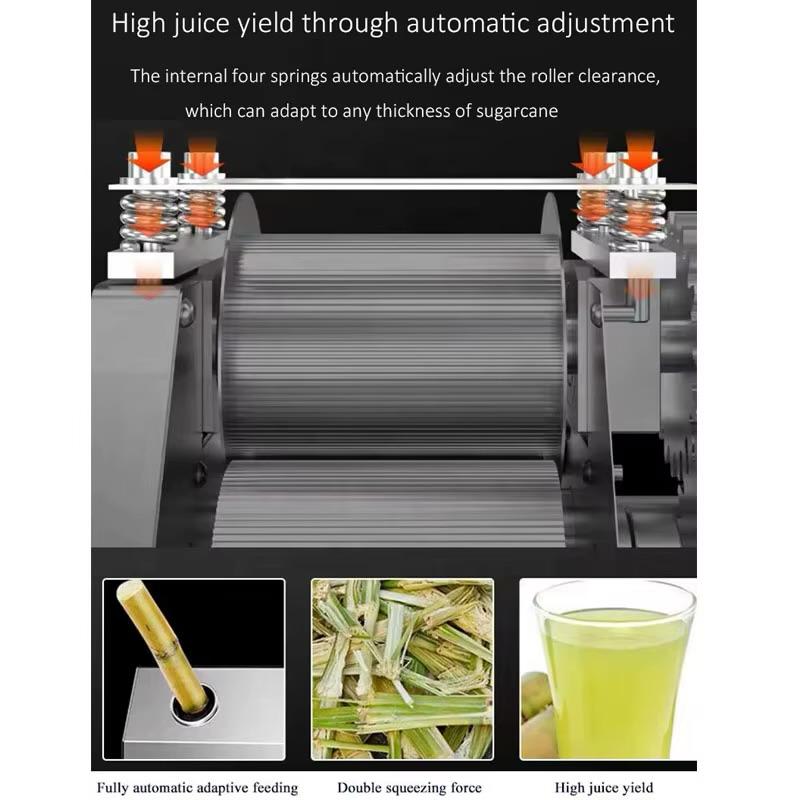 Electric Sugarcane Machine with 100% Copper Motor & Emergency Switch Feature — view 3