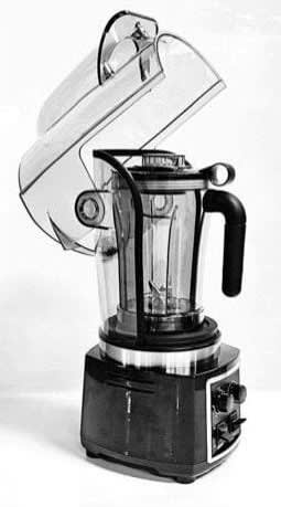Electric 2L Soundproof Commercial Blender with Toughened Jar - Black — view 5