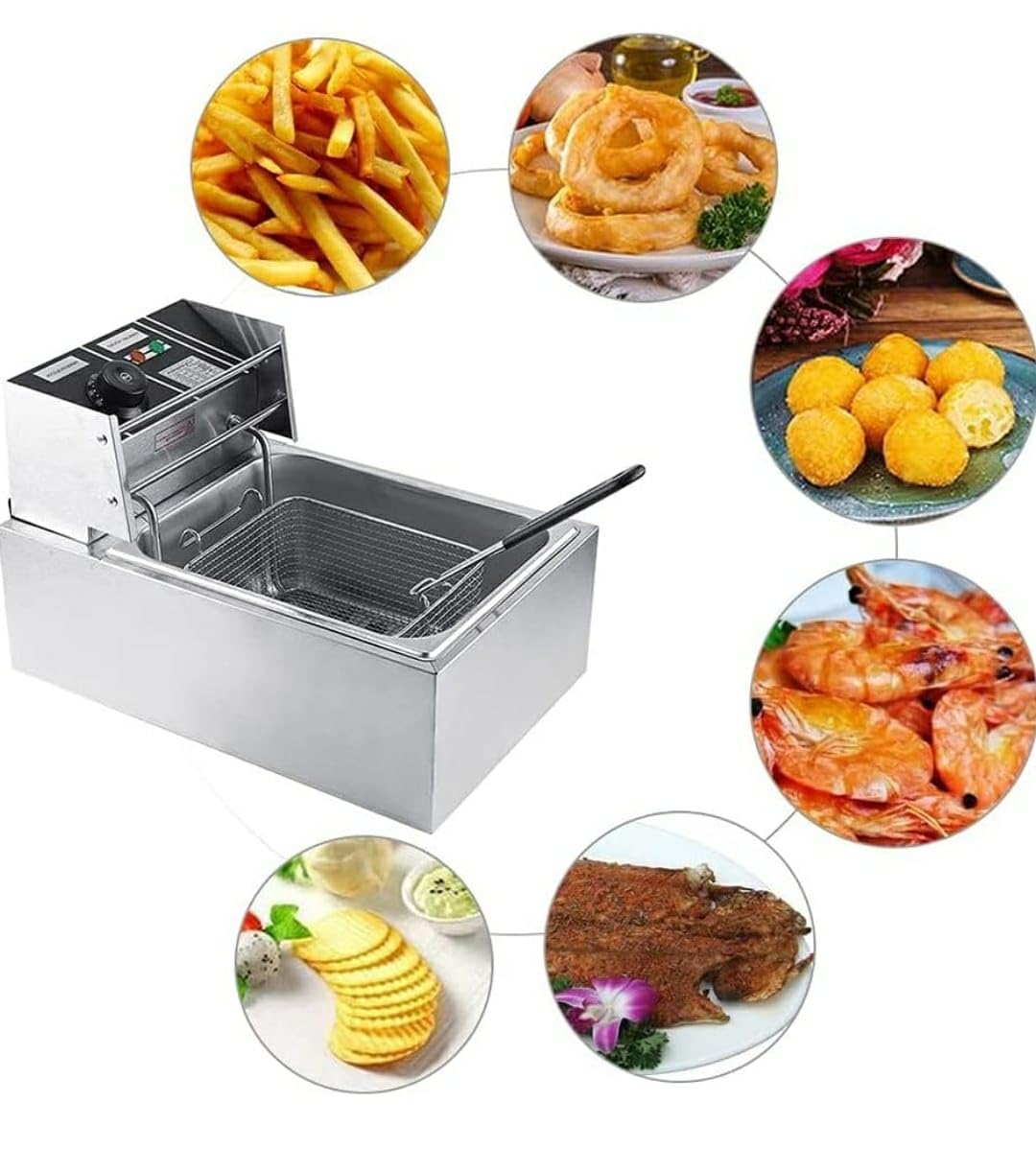 Electric Deep Fryer 8L Single Head — view 3
