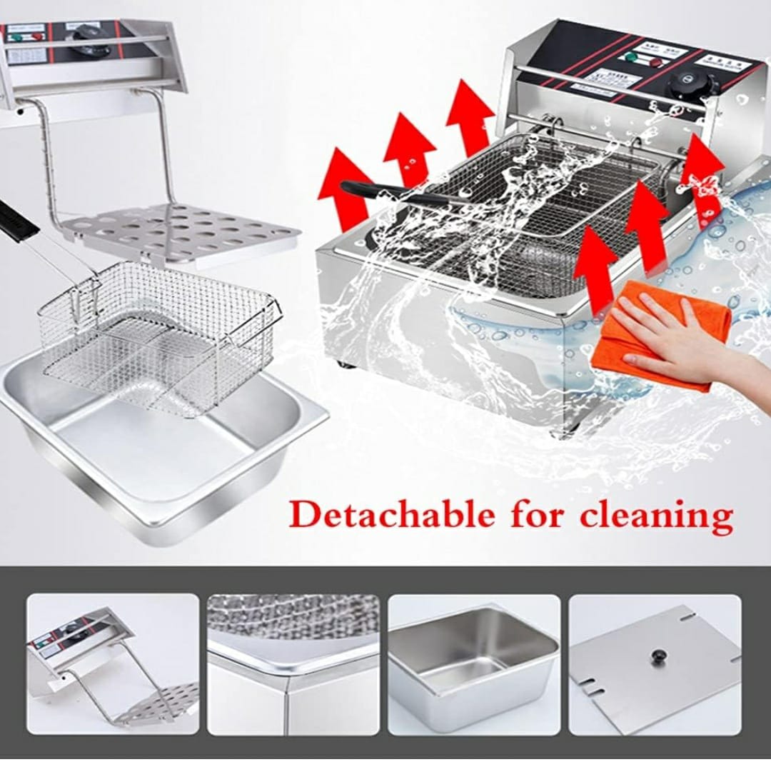 Electric Deep Fryer 8L Single Head — view 5
