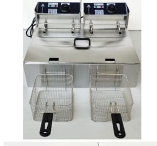 Electric Deep Fryer 16L Double Head - Horizontal Compartment — view 8