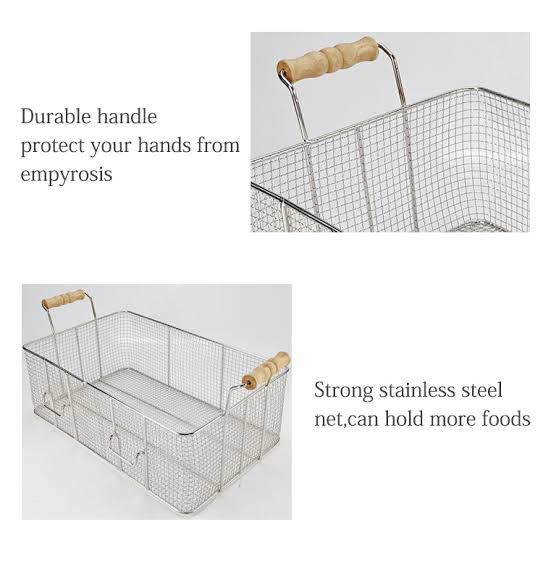 Spares for Electric Heavy Deep Fryer 30L - Basket with Handle — view 3