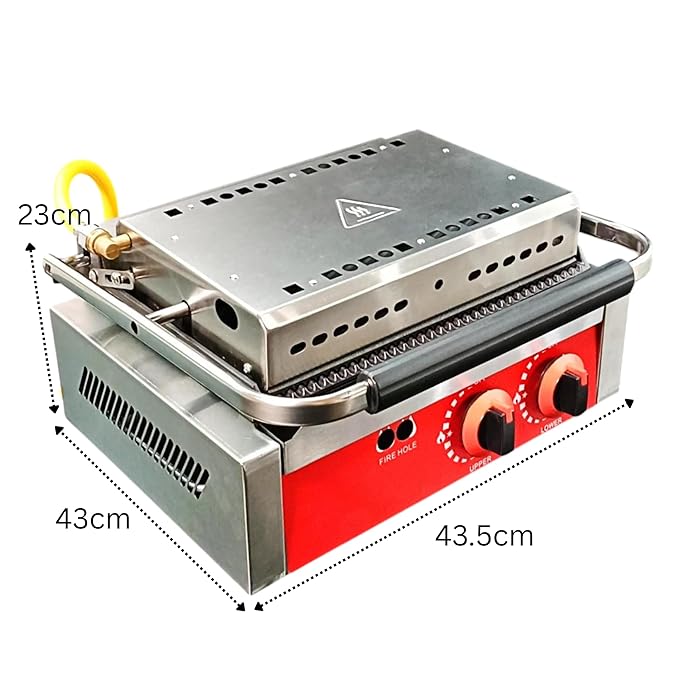 Gas Jumbo Sandwich Griller Single — view 2