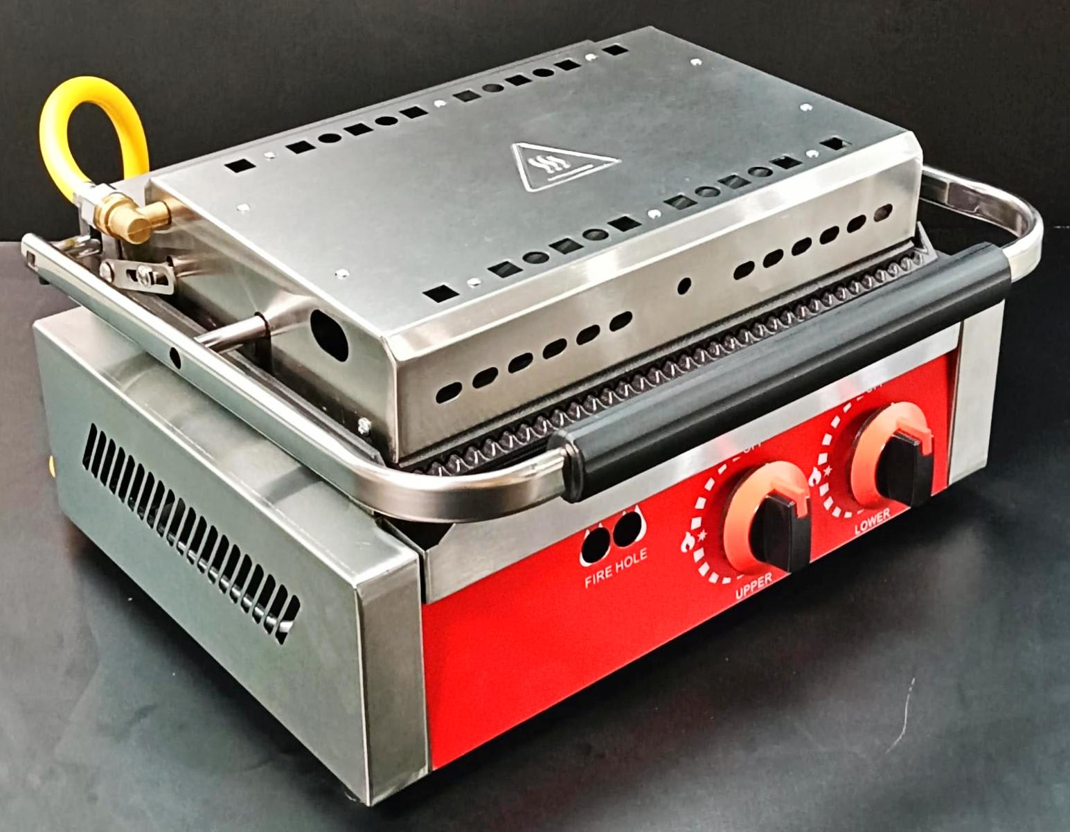 Gas Jumbo Sandwich Griller Single — view 6