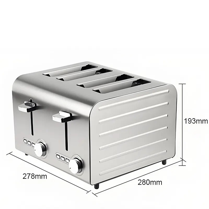 Electric Commercial 4 Slice Eco Pop-Up Toaster — view 2