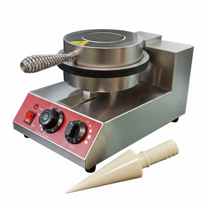 Electric Round Cone Waffle Maker — view 7