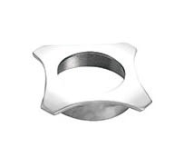 Spares for Electric Full SS Meat Mincer No.12 - Square Retaining Ring — view 2