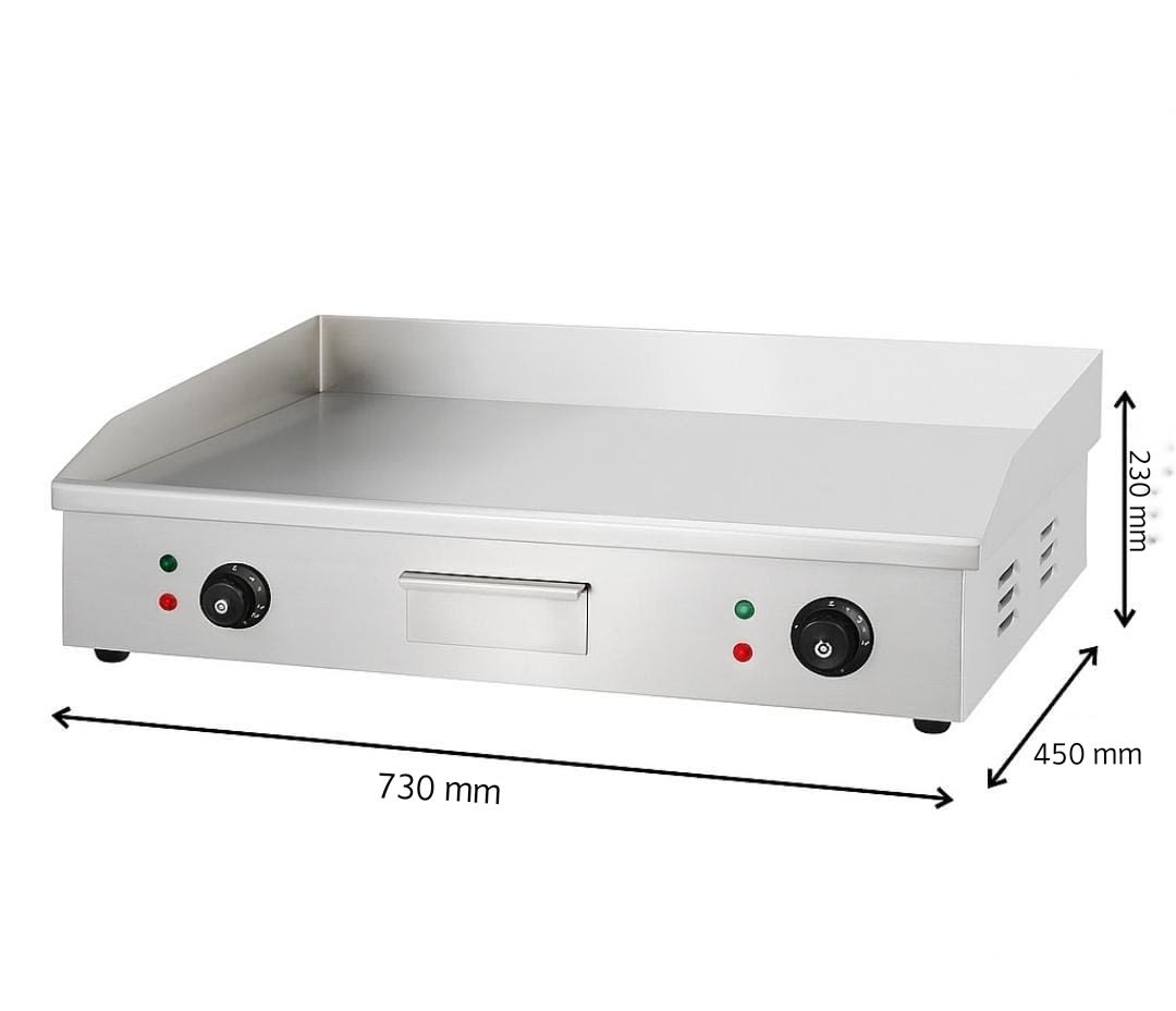 Electric Griddle Tawa Plate Big - Full Plain - Eco (Heating Area: 71x41cm) — view 2