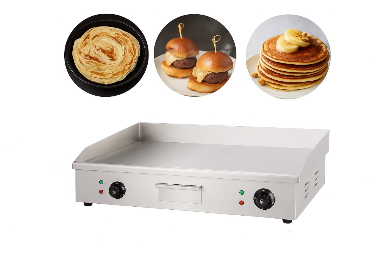 Electric Griddle Tawa Plate Big - Full Plain - Eco (Heating Area: 71x41cm) — view 3