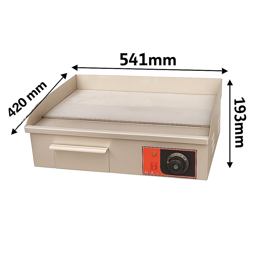 Electric Griddle Tawa Plate Small - Full Plain - Premium (Heating Area: 53x36cm) — view 2