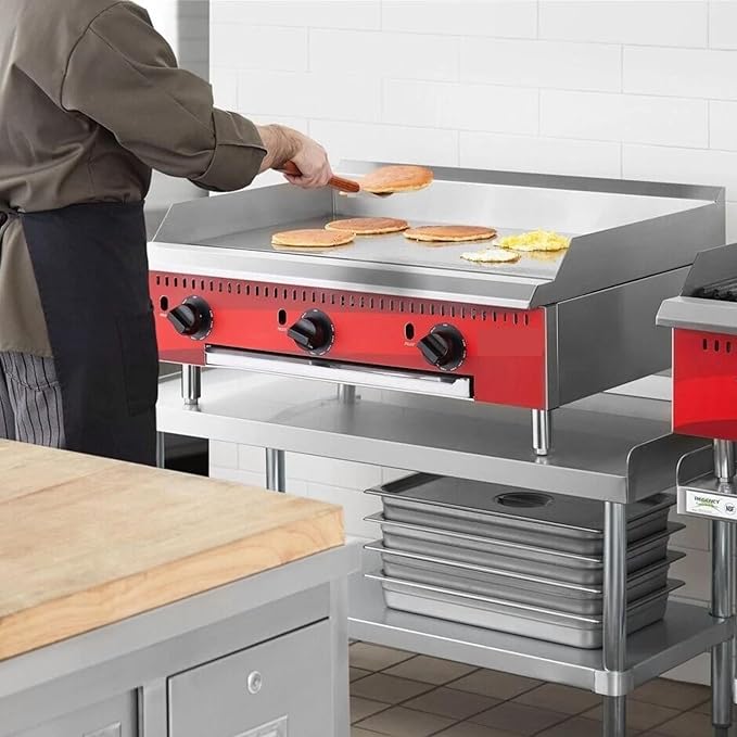 Gas Griddle Tawa Plate Big - Full Plain (Heating Area: 71x41cm) — view 4