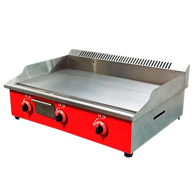 Gas Griddle Tawa Plate Big - Full Plain (Heating Area: 71x41cm) — view 7
