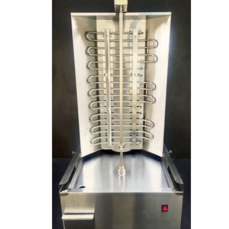 Electric Shawarma Machine 3 Burner with Auto Rotating Rod — view 6