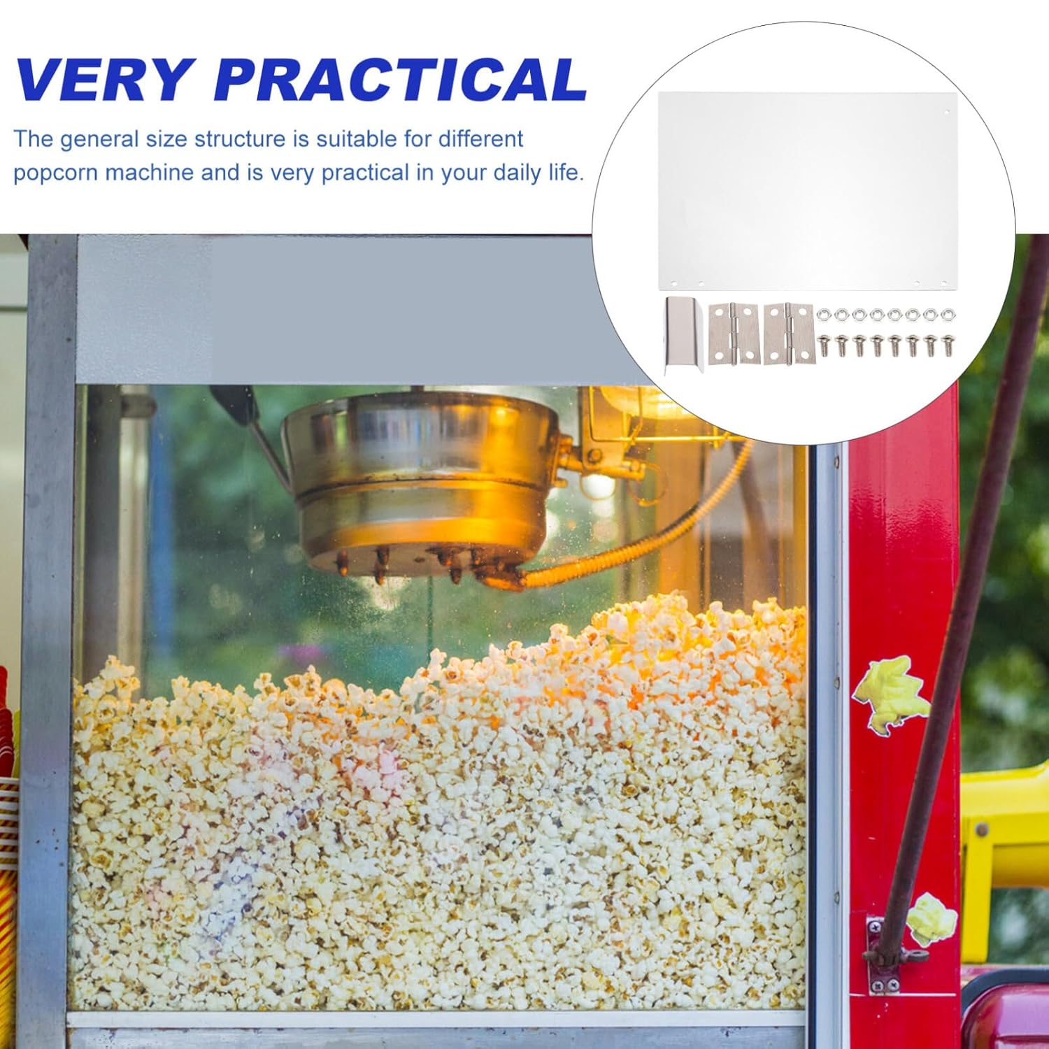 Spares for Electric Popcorn Machine - Front Glass — view 4