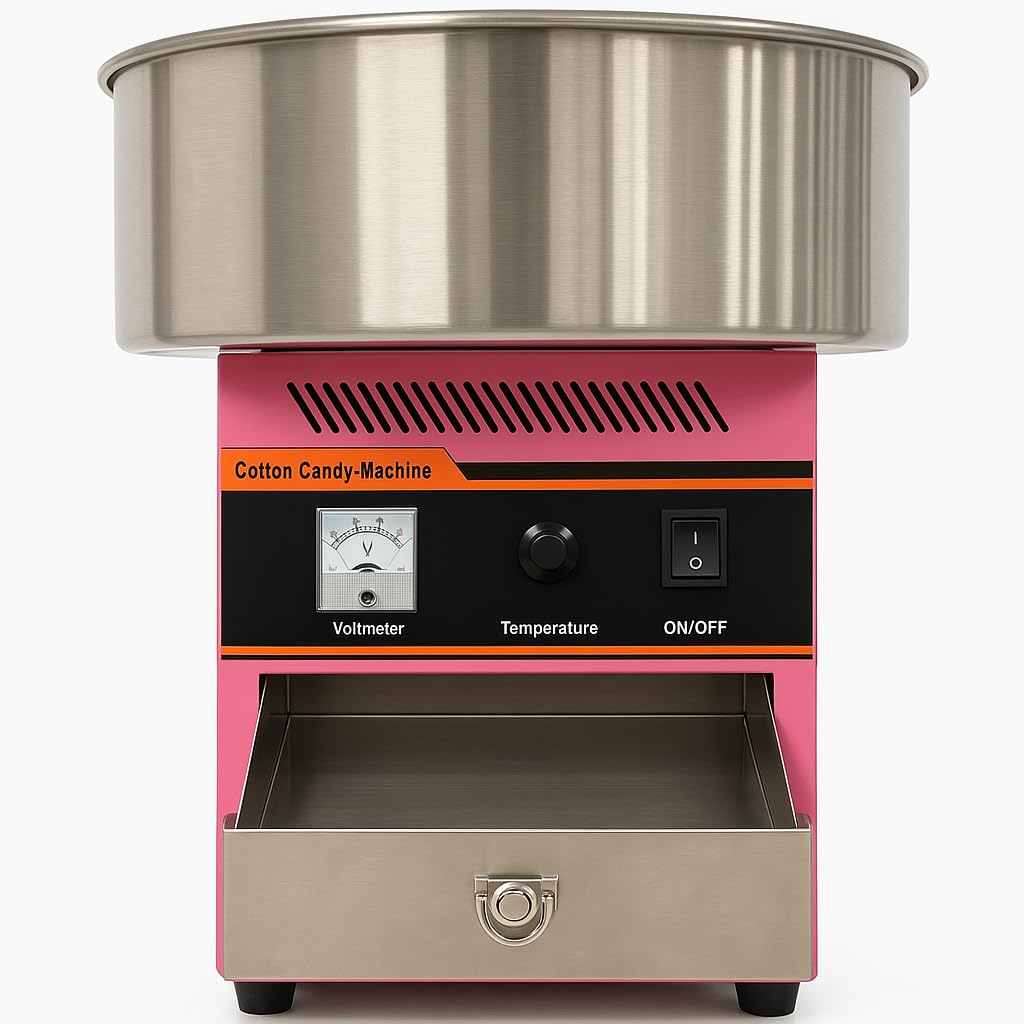Gas Cotton Candy Machine - MS Pink Body — view 5