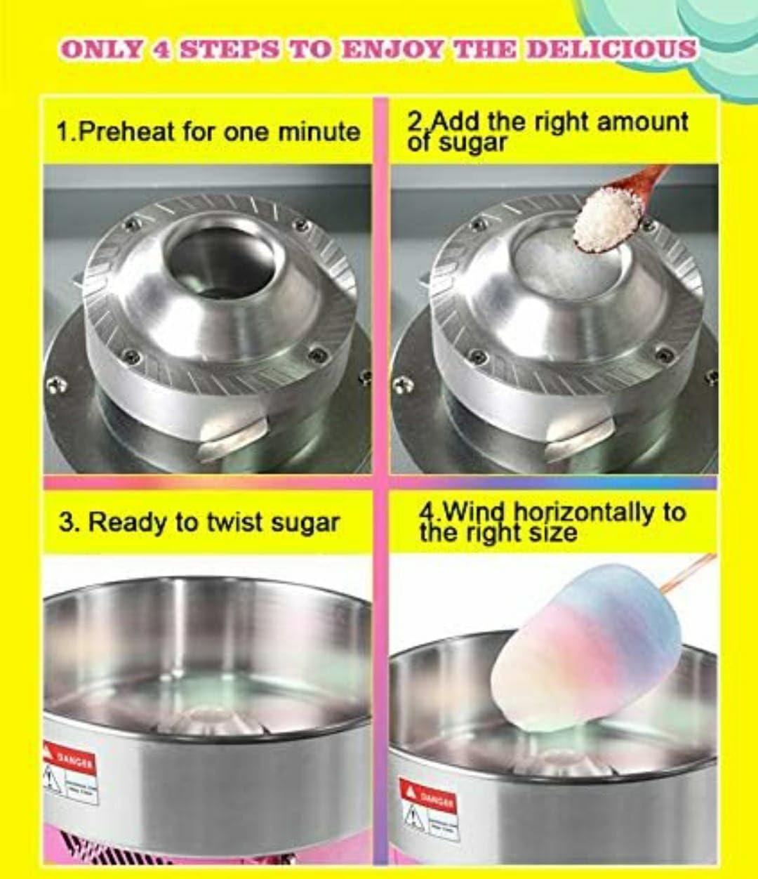 Spares for Cotton Candy Machine - Electric Flusher Set — view 2